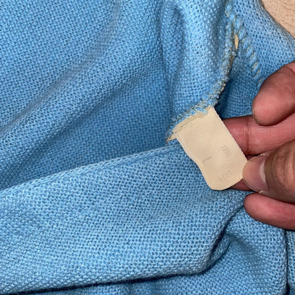 Vintage True Vintage Acrylic Powder Blue Cardigan Size US M / EU 48-50 / 2 - 3 Thumbnail