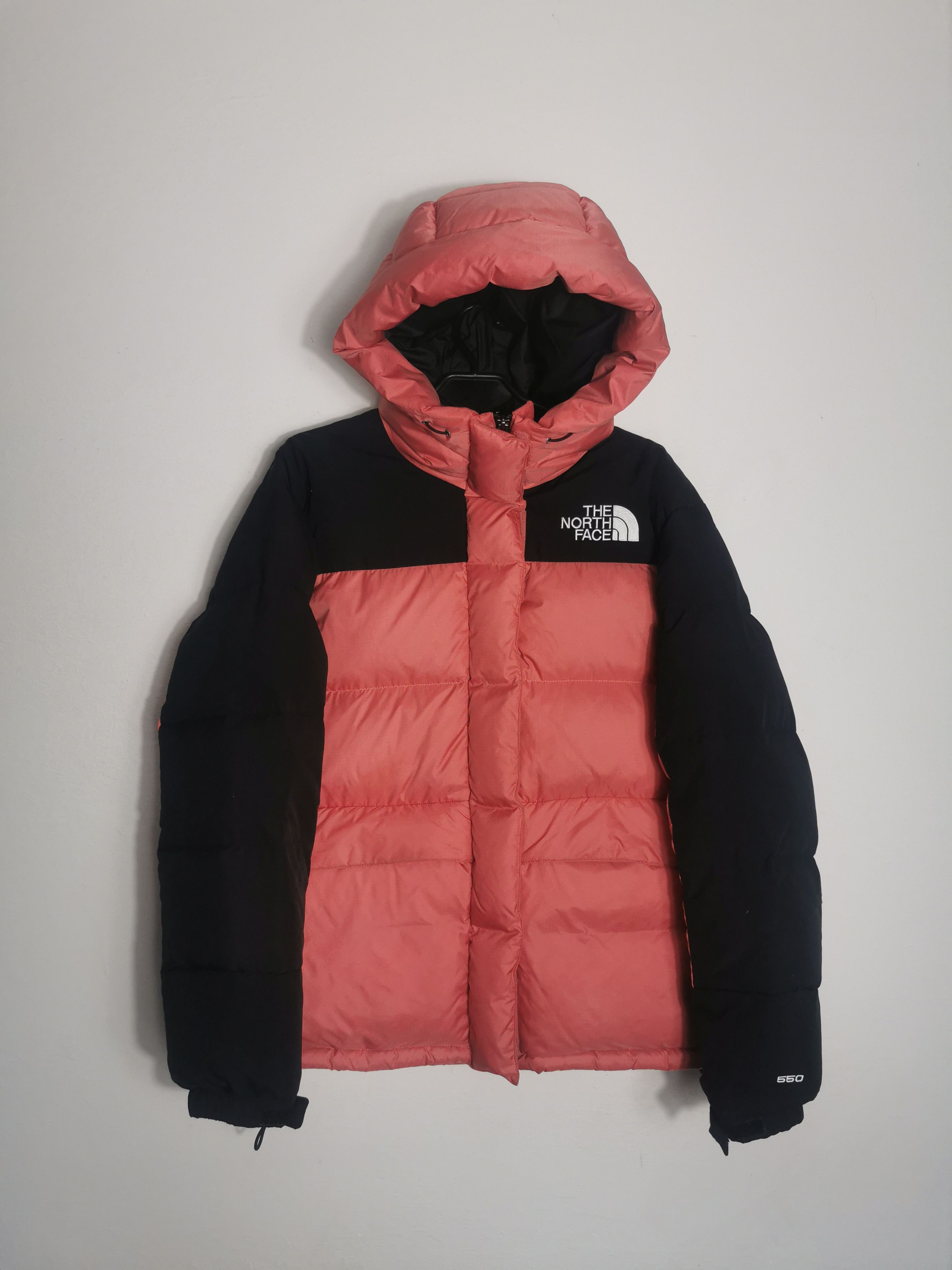 image of The North Face Himalayan Parka 550 Puffer Jacket in Pink, Women's (Size Medium)
