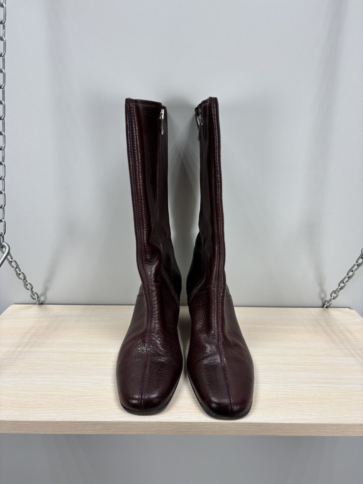 Bally Womens boots Bally Size 38 Color Red Size US 8 / IT 38 - 3 Thumbnail