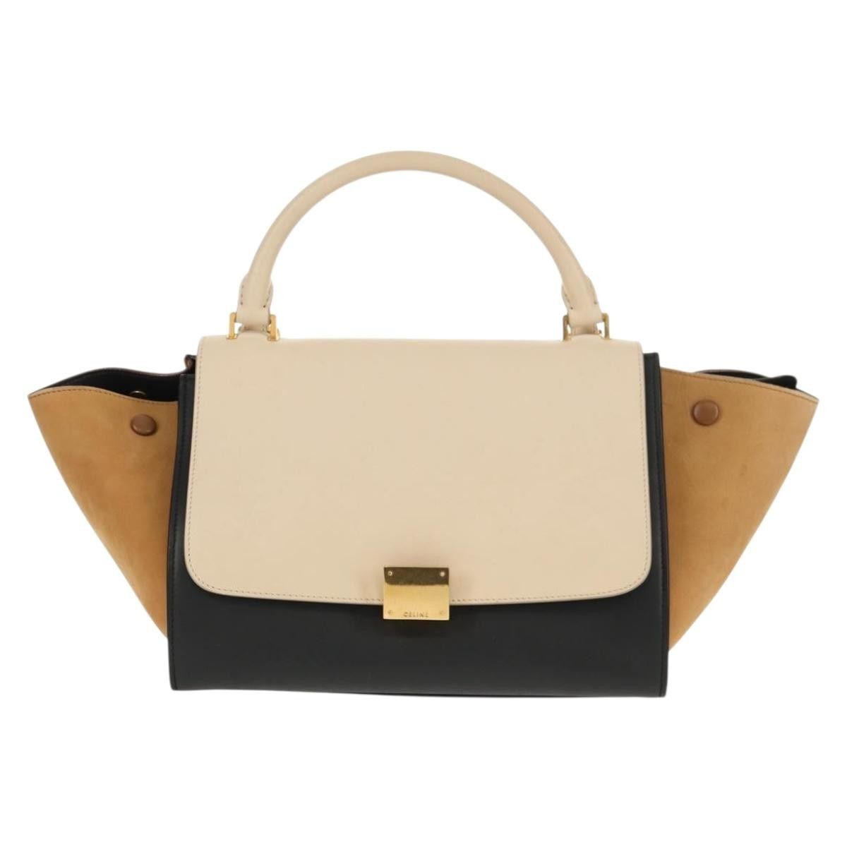 Celine Celine Tricolor Trapeze Bag Leather Size ONE SIZE - 1 Thumbnail