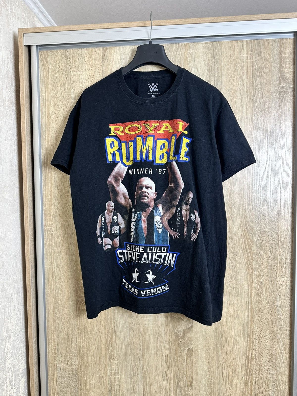 WWE 🔥 Stone Cold Winner 97 Royal Rumble Vintage WWE T Shirt Size US XL / EU 56 / 4 - 1 Thumbnail
