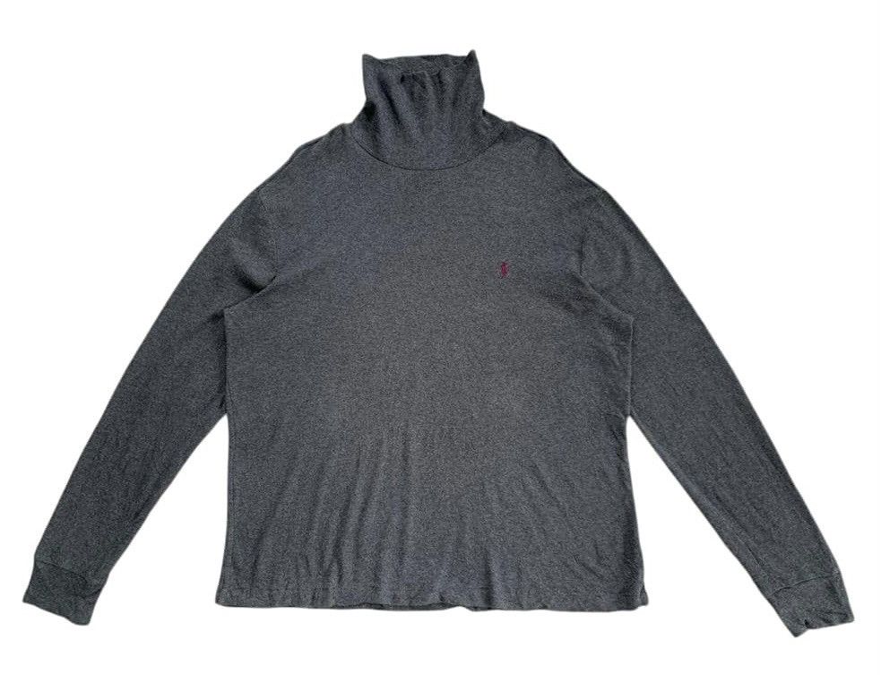 Polo Ralph Lauren × Ralph Lauren × Vintage Vtg Polo by Ralph Lauren Sweat Turtleneck Size US L / EU 52-54 / 3 - 1 Thumbnail