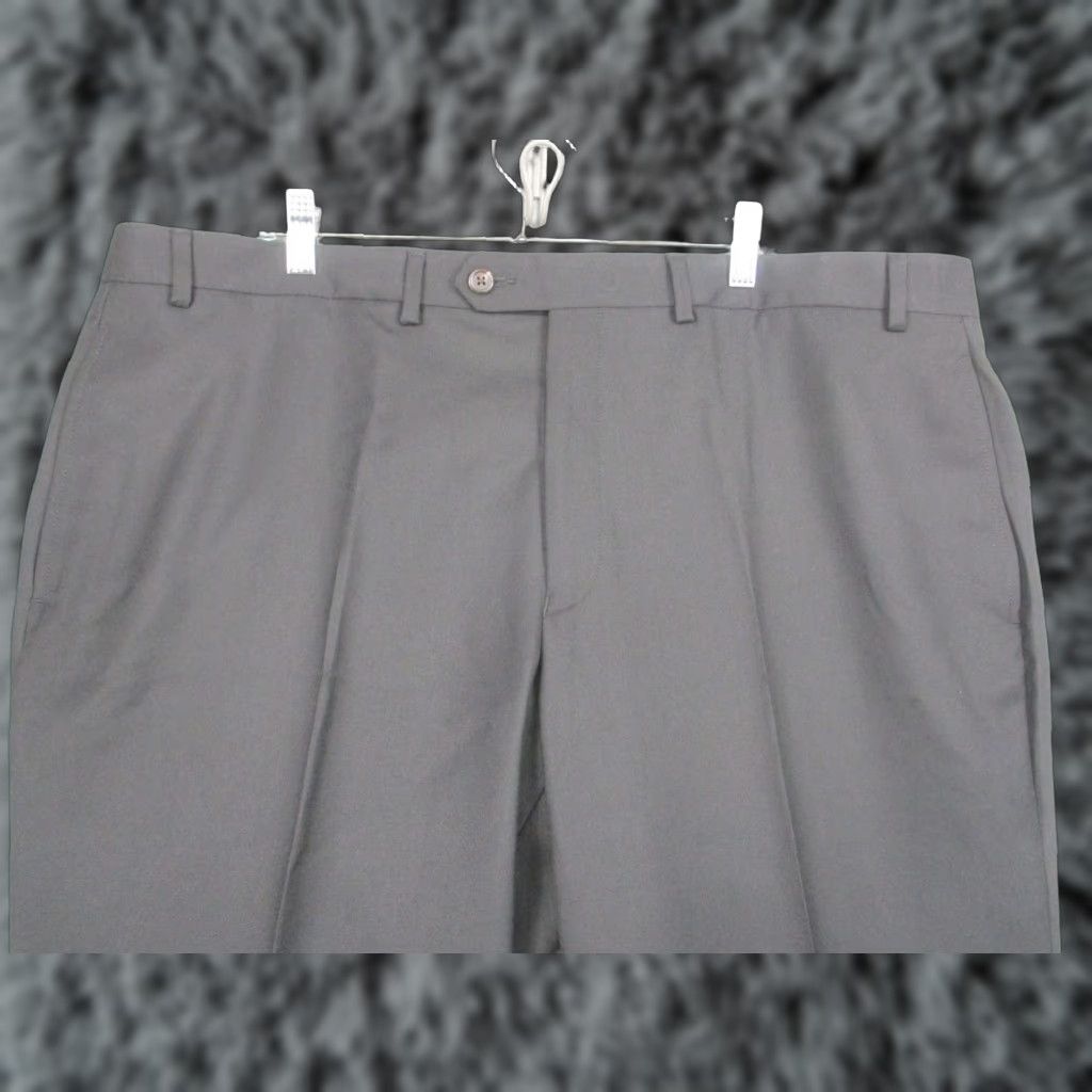 Ralph Lauren Lauren Ralph Lauren Pants Mens 42x30 Black Flat Front Dress Machine Washable Size US 42 / EU 58 - 1 Thumbnail