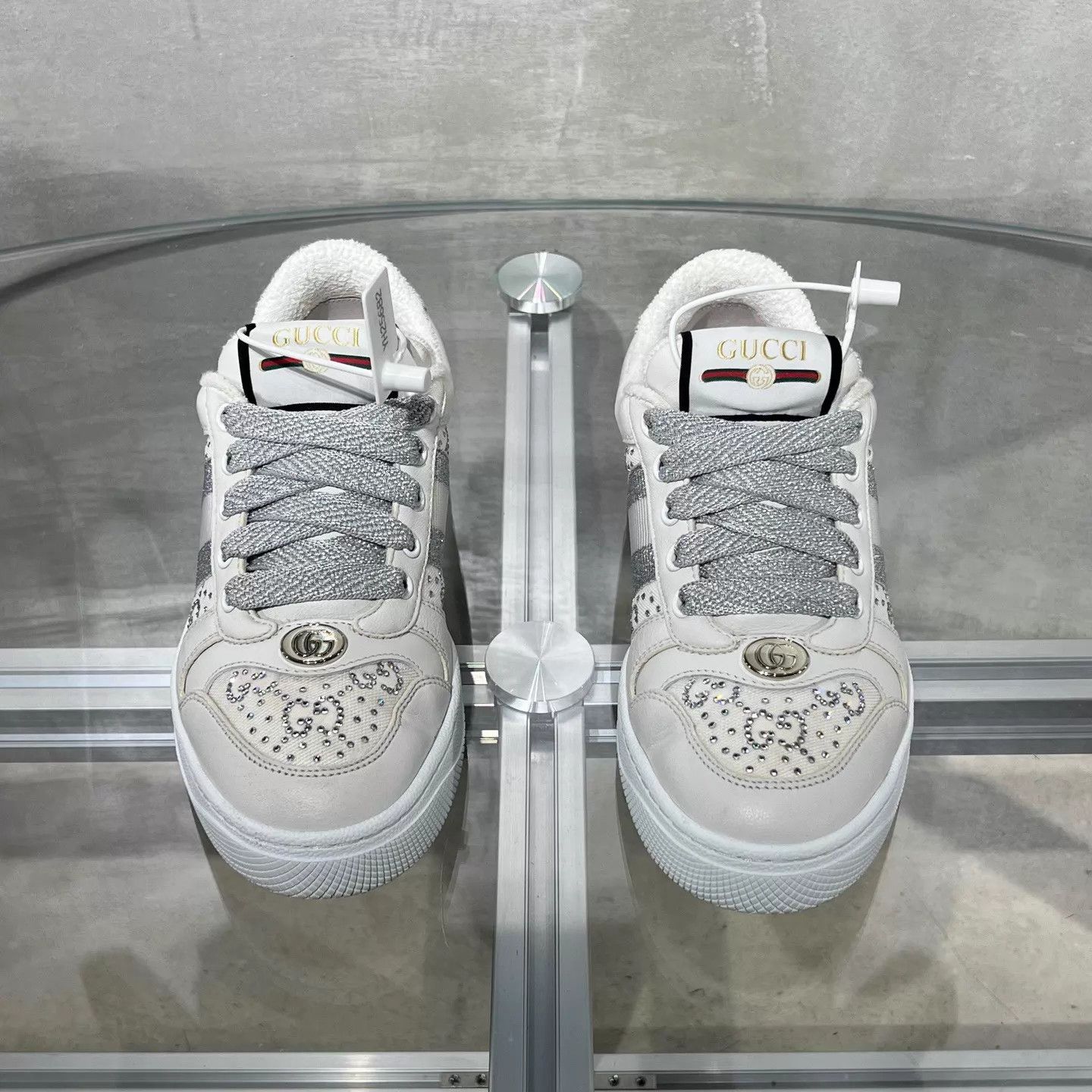 Gucci Gucci Rhyton White Diamond 35 Size US 4.5 / IT 34.5 - 1 Thumbnail