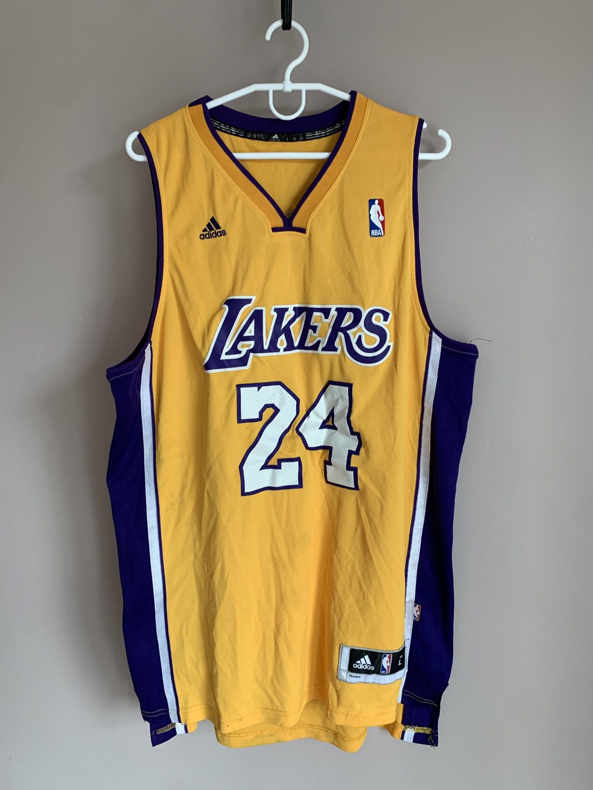 Adidas Los Angeles Lakers NBA Basketball Jersey Adidas Bryant #24 Size US L / EU 52-54 / 3 - 2 Thumbnail