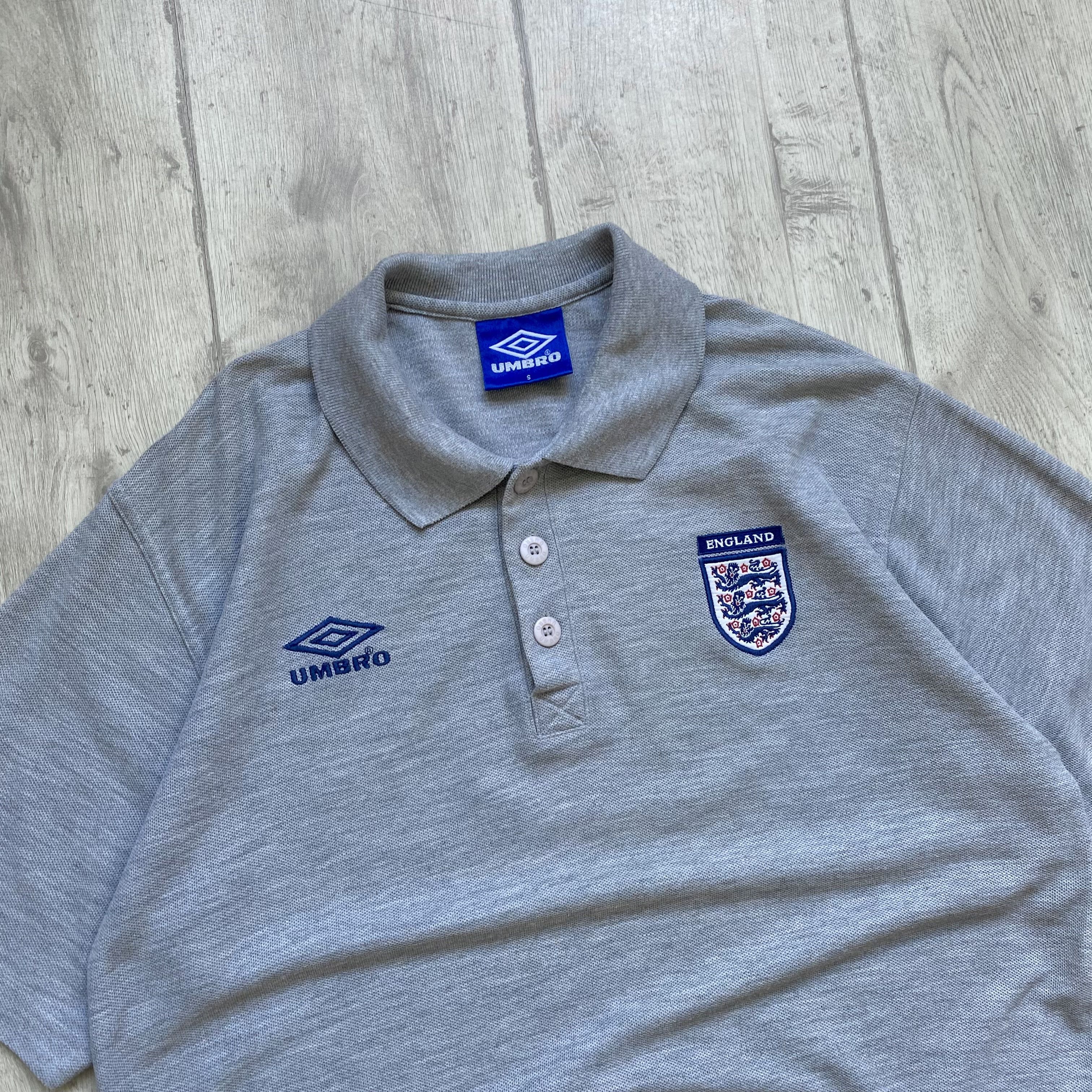 Umbro Vintage 90s Umbro England Soccer jersey Polo Size US S / EU 44-46 / 1 - 2 Thumbnail