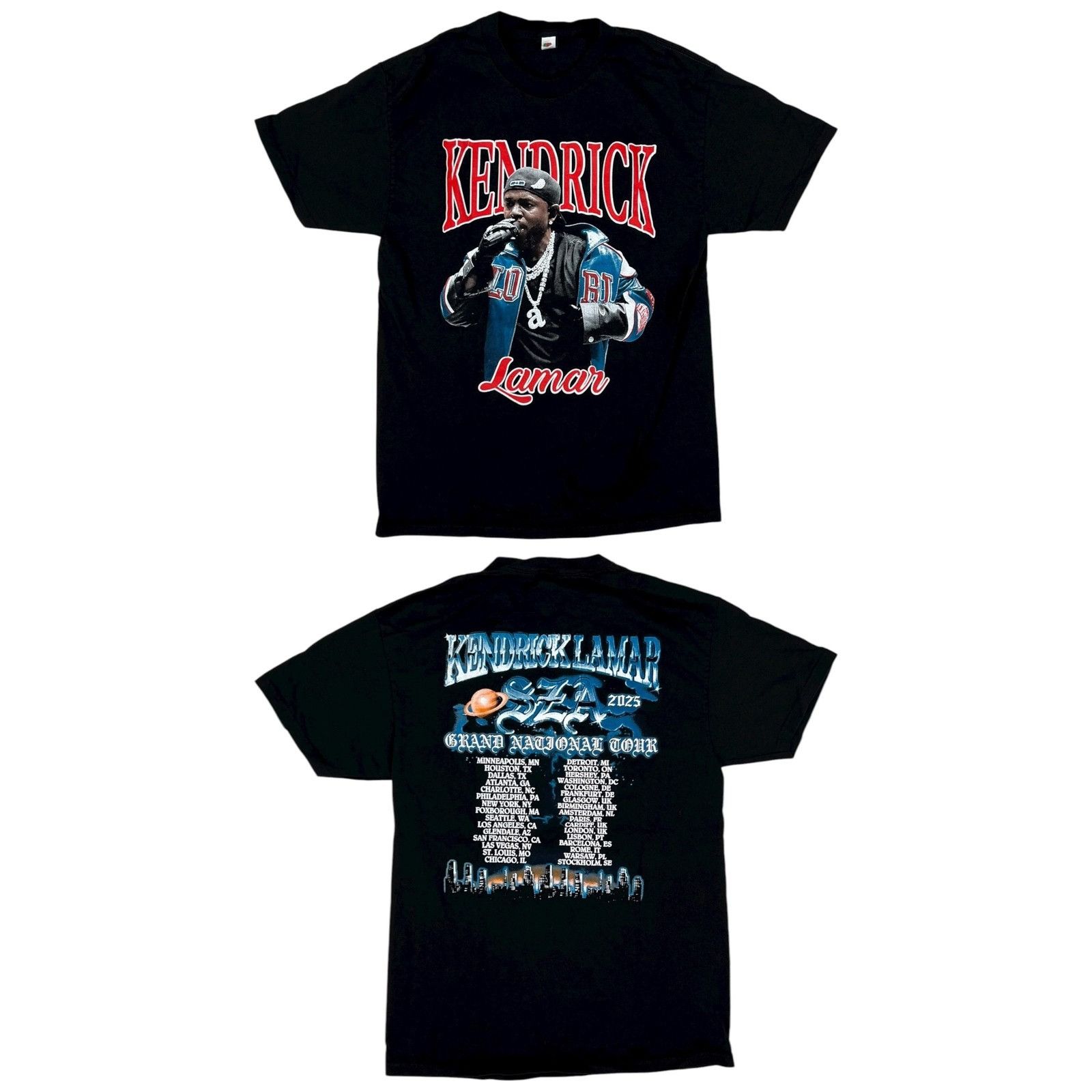 Fruit Of The Loom Kendrick Lamar T-Shirt Mens Medium Black 2025 Grand National Size US M / EU 48-50 / 2 - 1 Thumbnail
