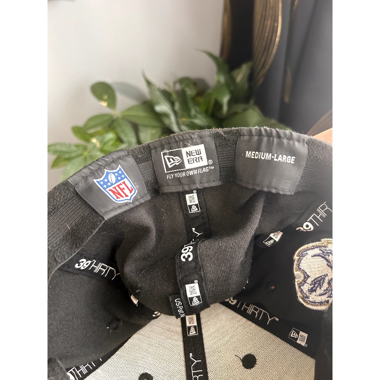 NFL × New Era × Vintage Vintage Y2k New Era 39thirty Baltimore Ravens NFL Hat Size ONE SIZE - 6 Thumbnail