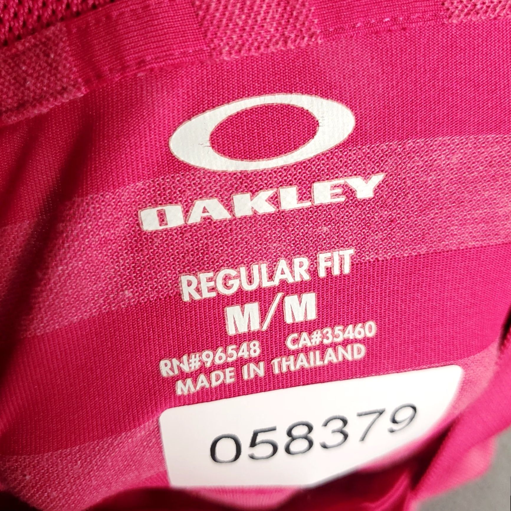 Oakley Oakley Polo Shirt Mens Size Medium Pink Striped Golf Casual Short Sleeve Adult Size US M / EU 48-50 / 2 - 6 Thumbnail