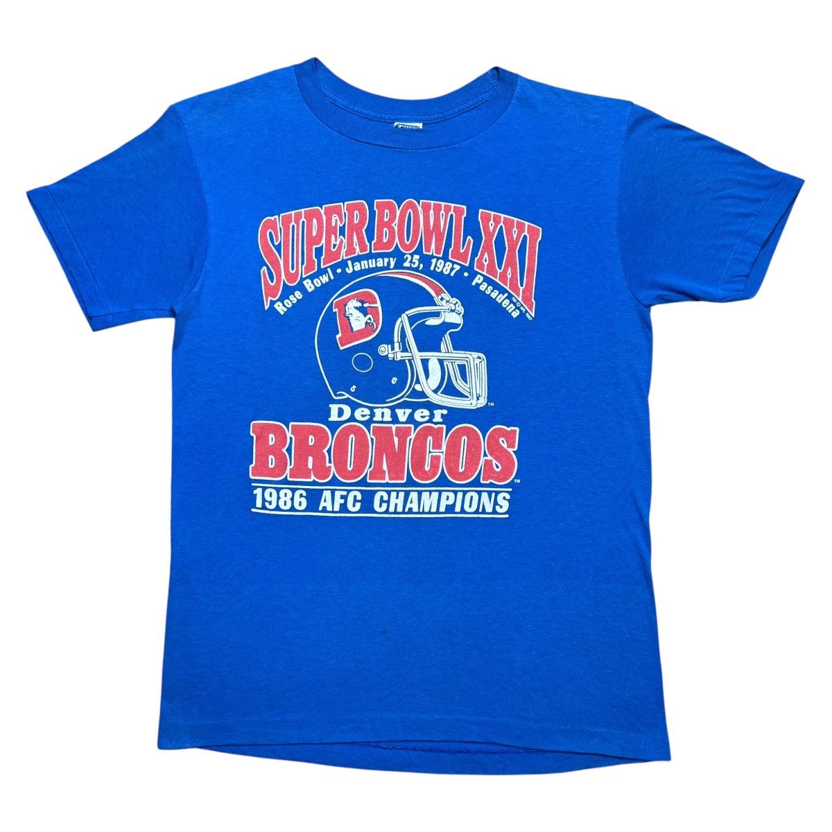 NFL Vintage 1986 NFL Denver Broncos AFC Champions Graphic TShirt Size US L / EU 52-54 / 3 - 1 Thumbnail