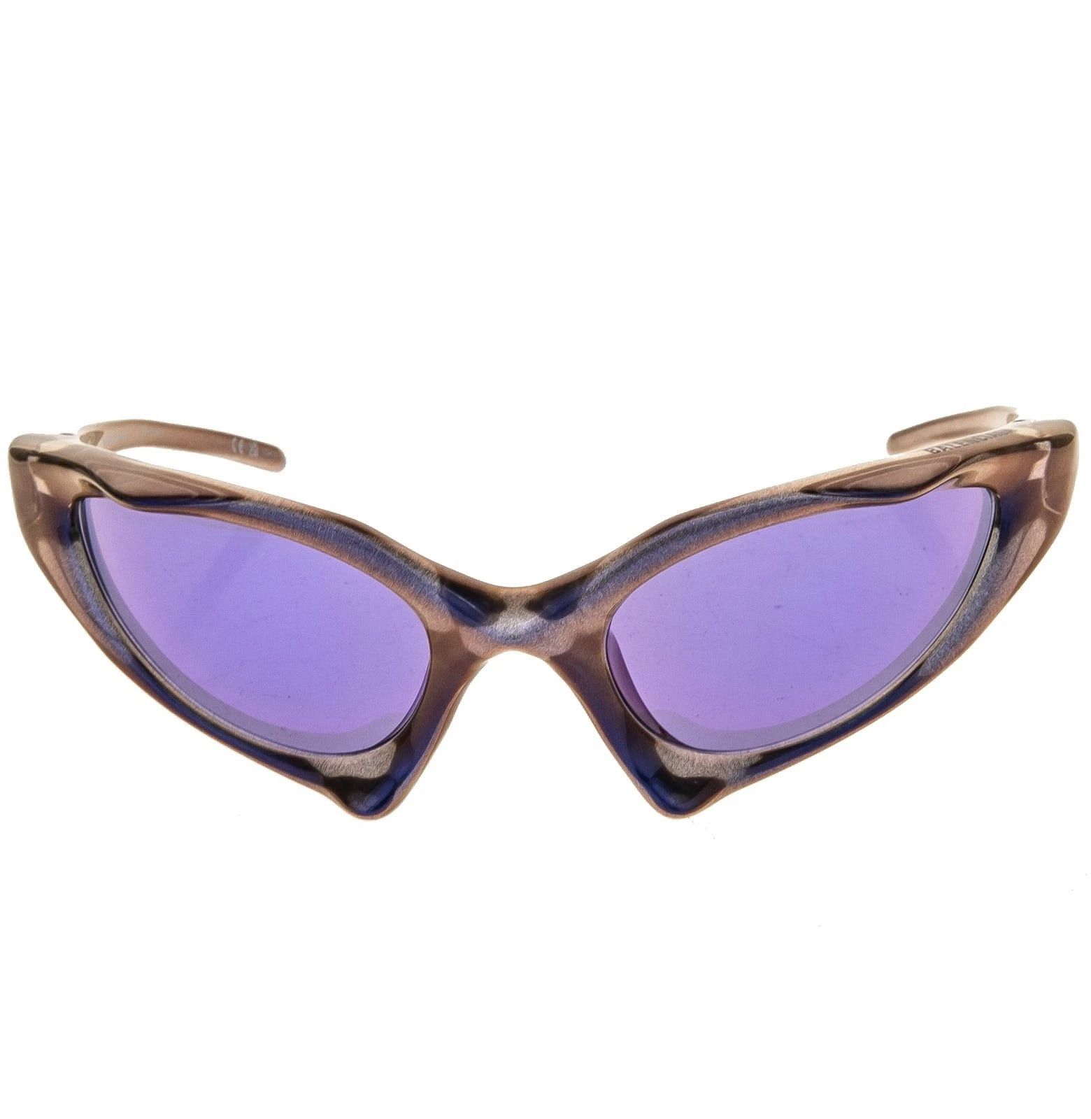 Balenciaga BALENCIAGA BB0352S RUNNER CAT 0352 Violet Sunglasses 002 Size ONE SIZE - 5 Thumbnail