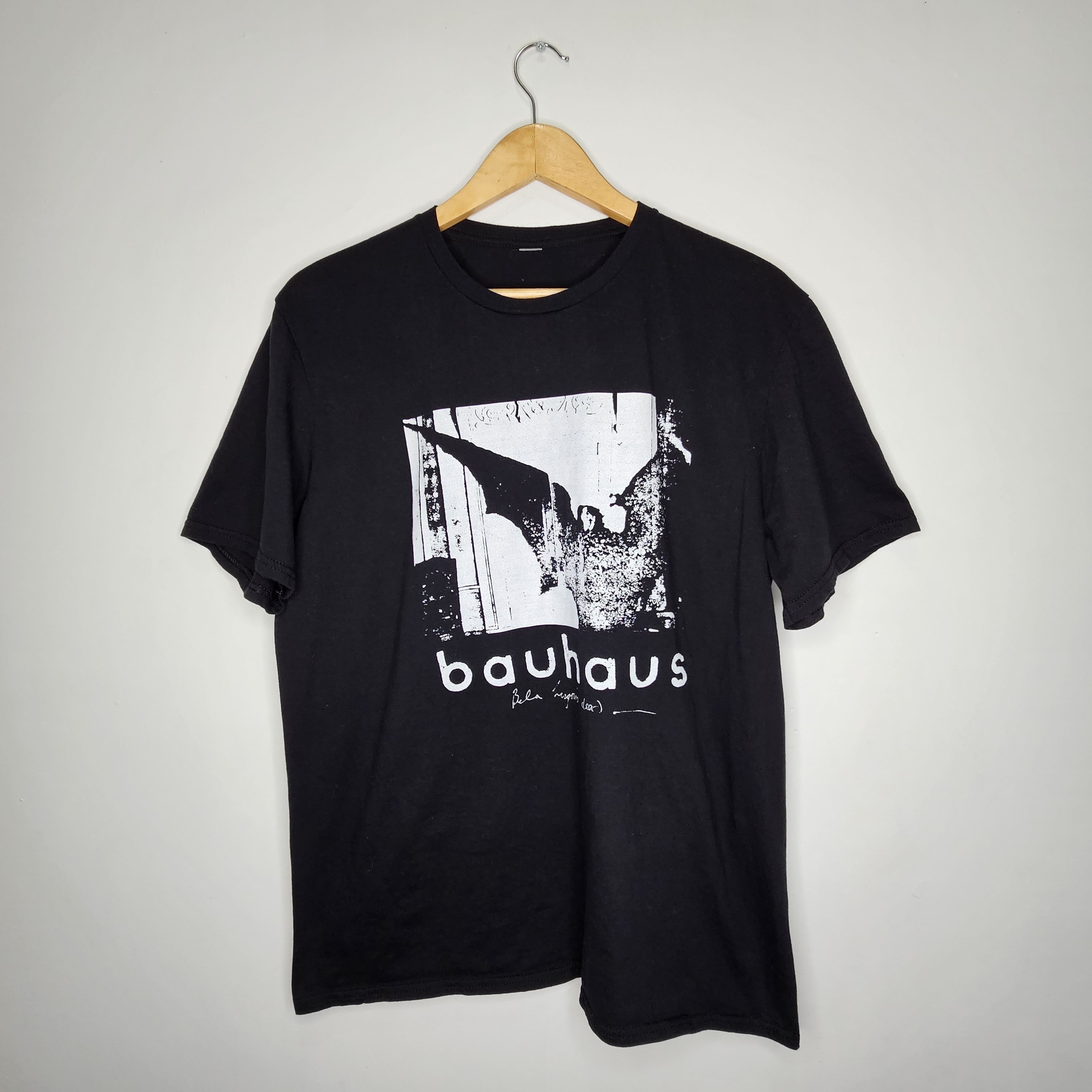 image of Band Tees x Vintage Bauhaus 'bela Lugosi's Dead' Shirt in Black, Men's (Size Large)