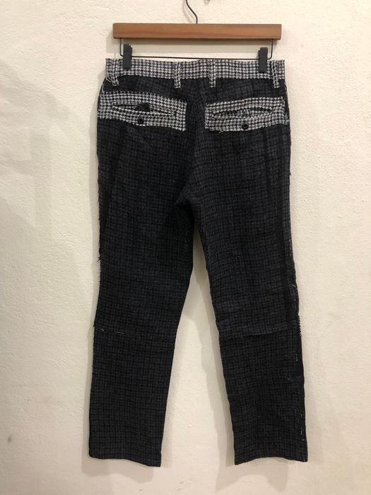 Seditionaries Japanese Brand Yujiyamada Multipocket Plaid Tartan Wool Pant Size US 31 - 5 Thumbnail