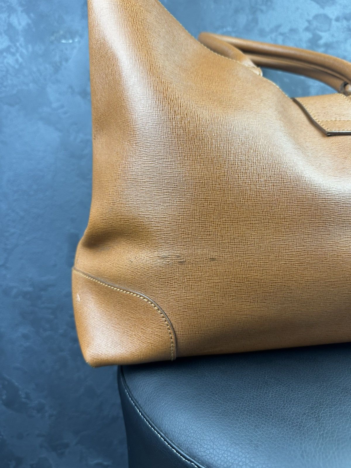 Fendi Fendi Brown Leather Chameleon Shopping Tote Bag Size ONE SIZE - 10 Thumbnail
