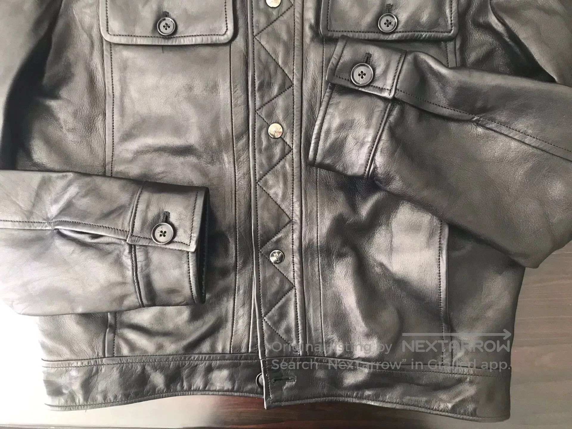 Isaia Napolii isaia black leather jacket size 48. Size US M / EU 48-50 / 2 - 4 Thumbnail