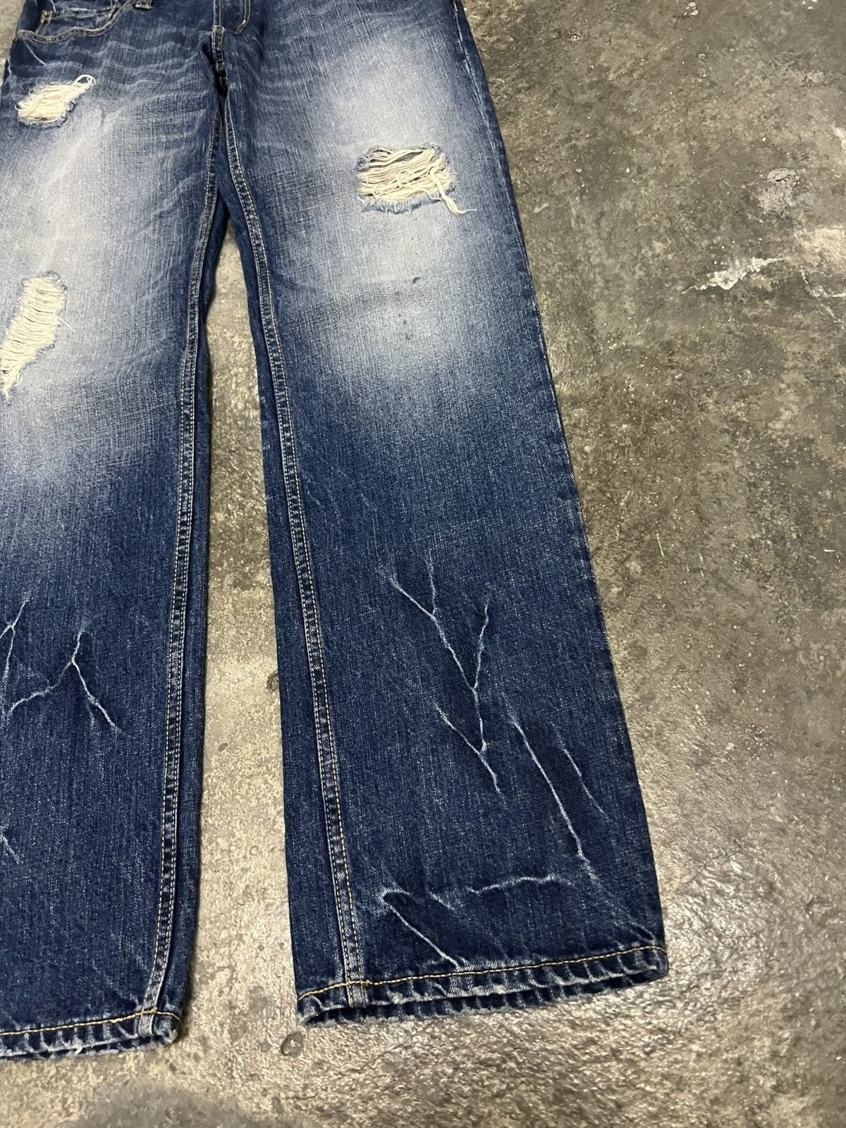 PPFM PPFM DISTRESSED PUNK JEAN🔥 Size US 32 / EU 48 - 4 Thumbnail
