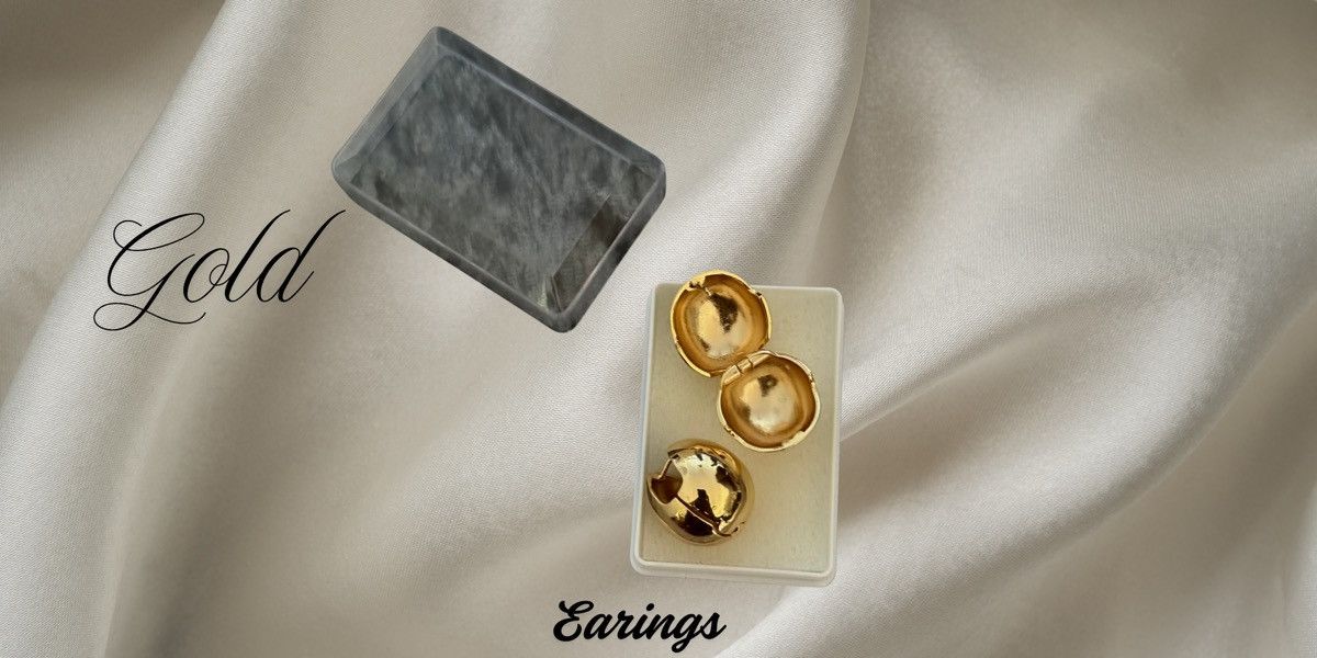 Other 𝚂𝚘𝚏𝚝𝙶𝚒𝚛𝚕𝙻𝚞𝚡𝚞𝚛𝚢 Gold Jewellery earrings and necklaces set Size ONE SIZE - 4 Thumbnail