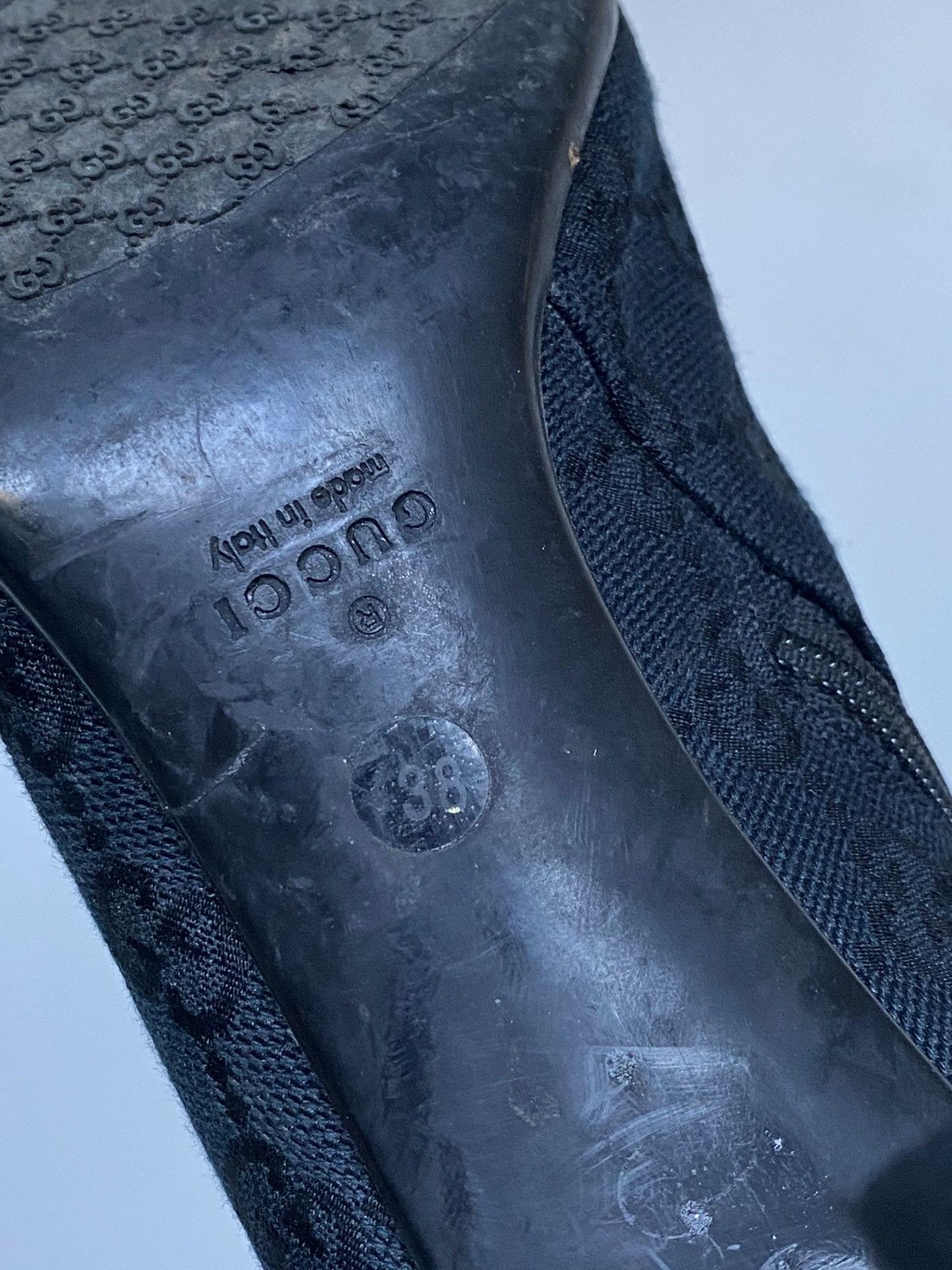 Gucci × Vintage Gucci Vintage Full Monogram GG Boots in Black Size US 8 / IT 38 - 10 Thumbnail