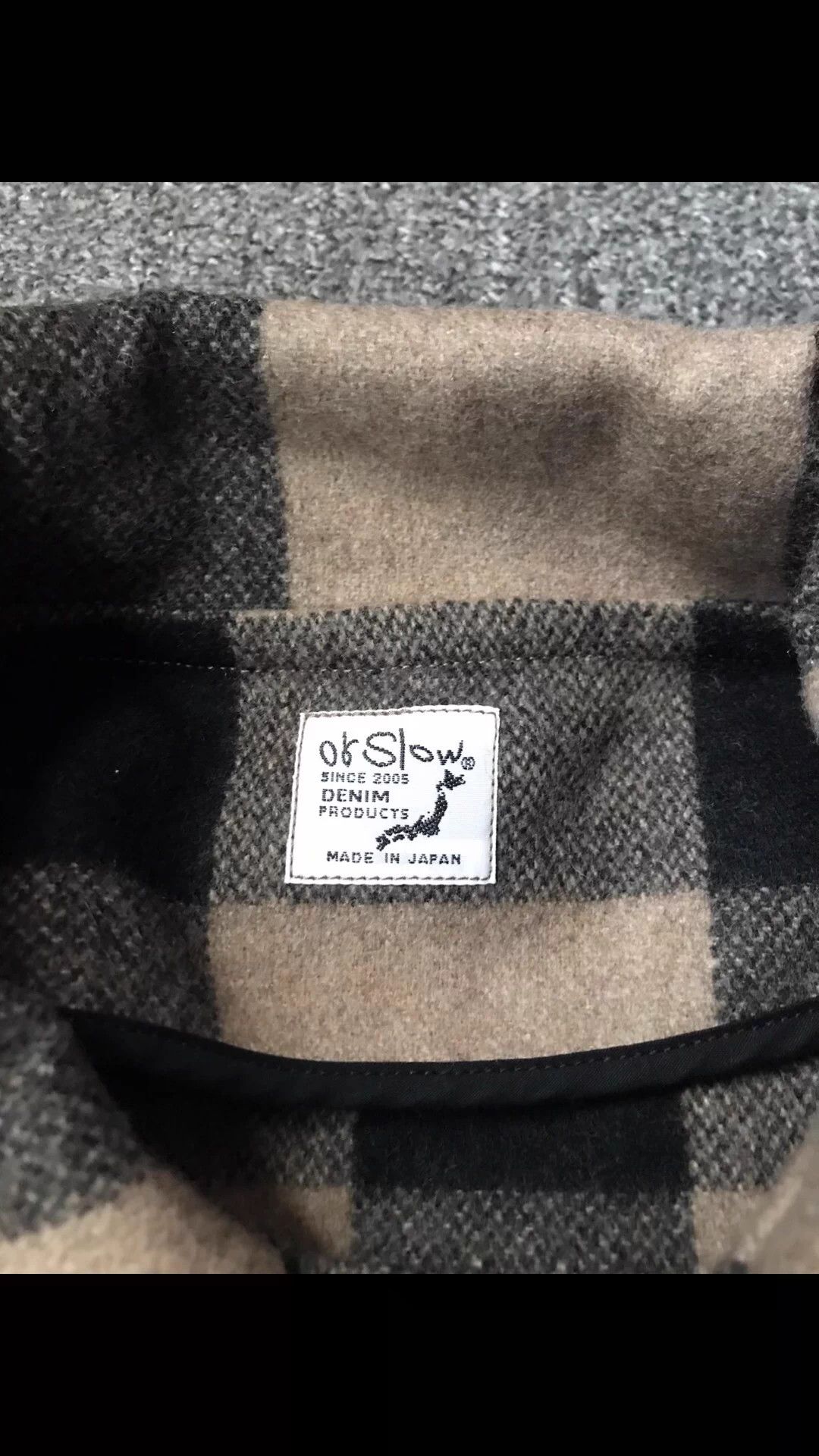 Orslow orslow wool coat large check Japan made size 3 new Size US L / EU 52-54 / 3 - 4 Thumbnail