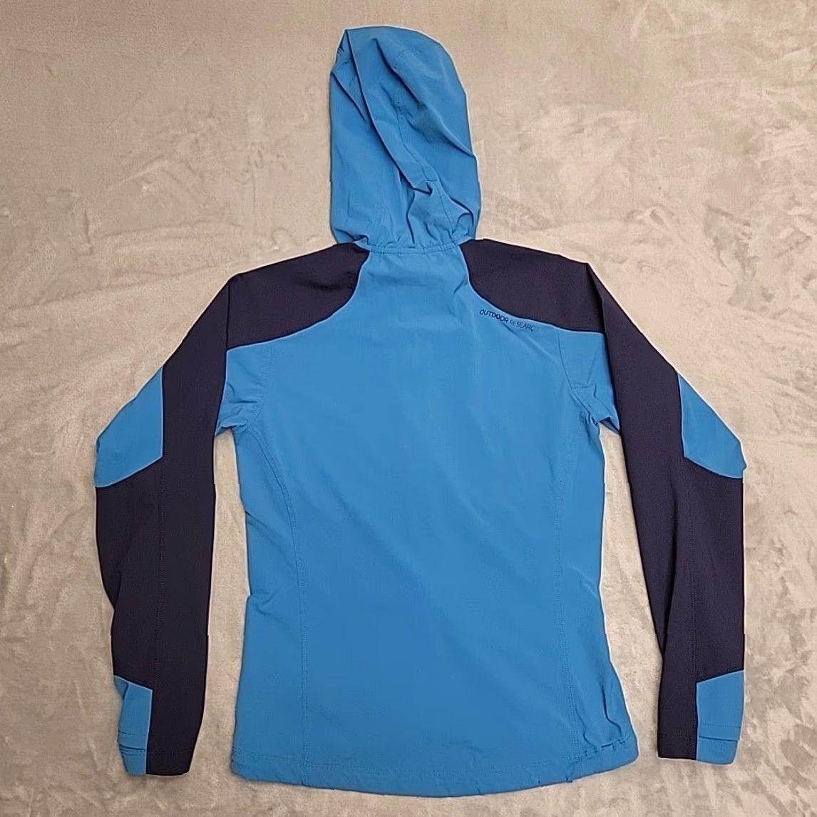 Outdoor Research VINTAGE Outdoor Research Jacket Womens XS Blue Hooded Softshell Hiking Climbing Trail Size XS / US 0-2 / IT 36-38 - 6 Thumbnail