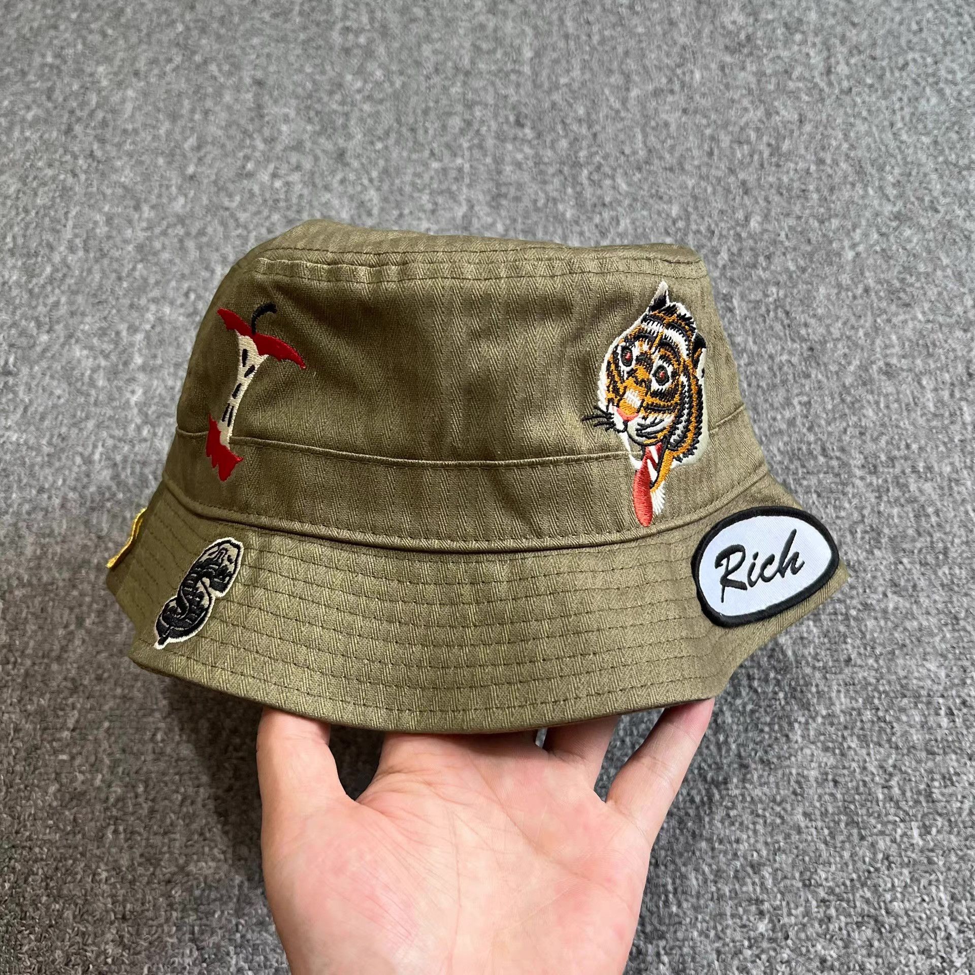 Billionaire Boys Club BBC ICECREAM Embroidered Bucket Hat Q7 Size ONE SIZE - 1 Thumbnail