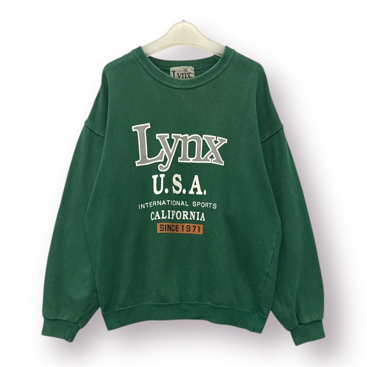 Vintage 🔥 Lynx USA California Vintage Sport Baggy Sweatshirt - M Size US L / EU 52-54 / 3 - 1 Thumbnail