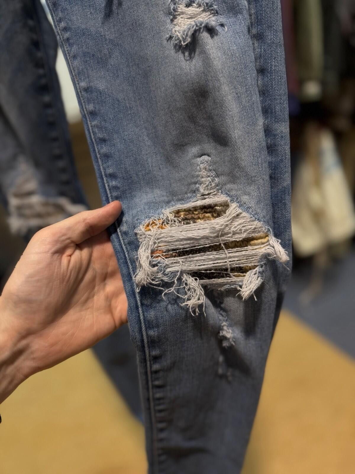 Amiri Size 30 - Amiri Blue MX1 Patch Jeans 100% Authentic Size US 30 / EU 46 - 4 Thumbnail