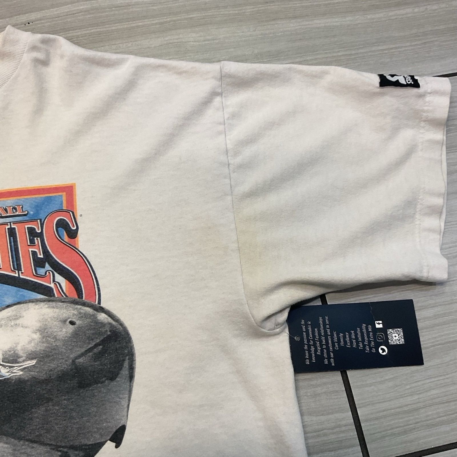 Starter 1997 MLB World Series Indians vs Marlins Vintage T-Shirt Size US L / EU 52-54 / 3 - 7 Thumbnail