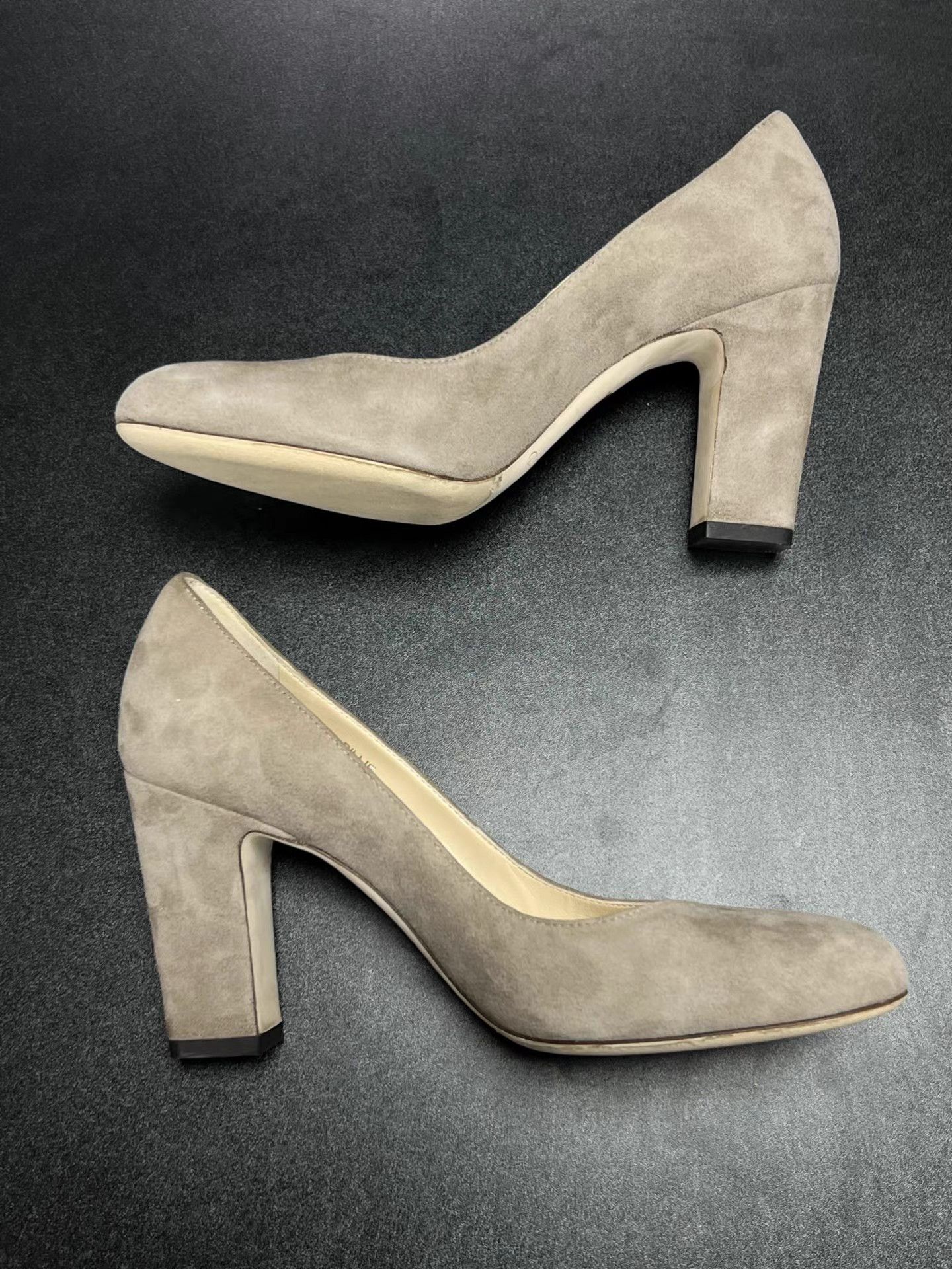 Jimmy Choo Jimmy Choo Beige Suede Heels K15 Size US 6 / IT 36 - 5 Thumbnail