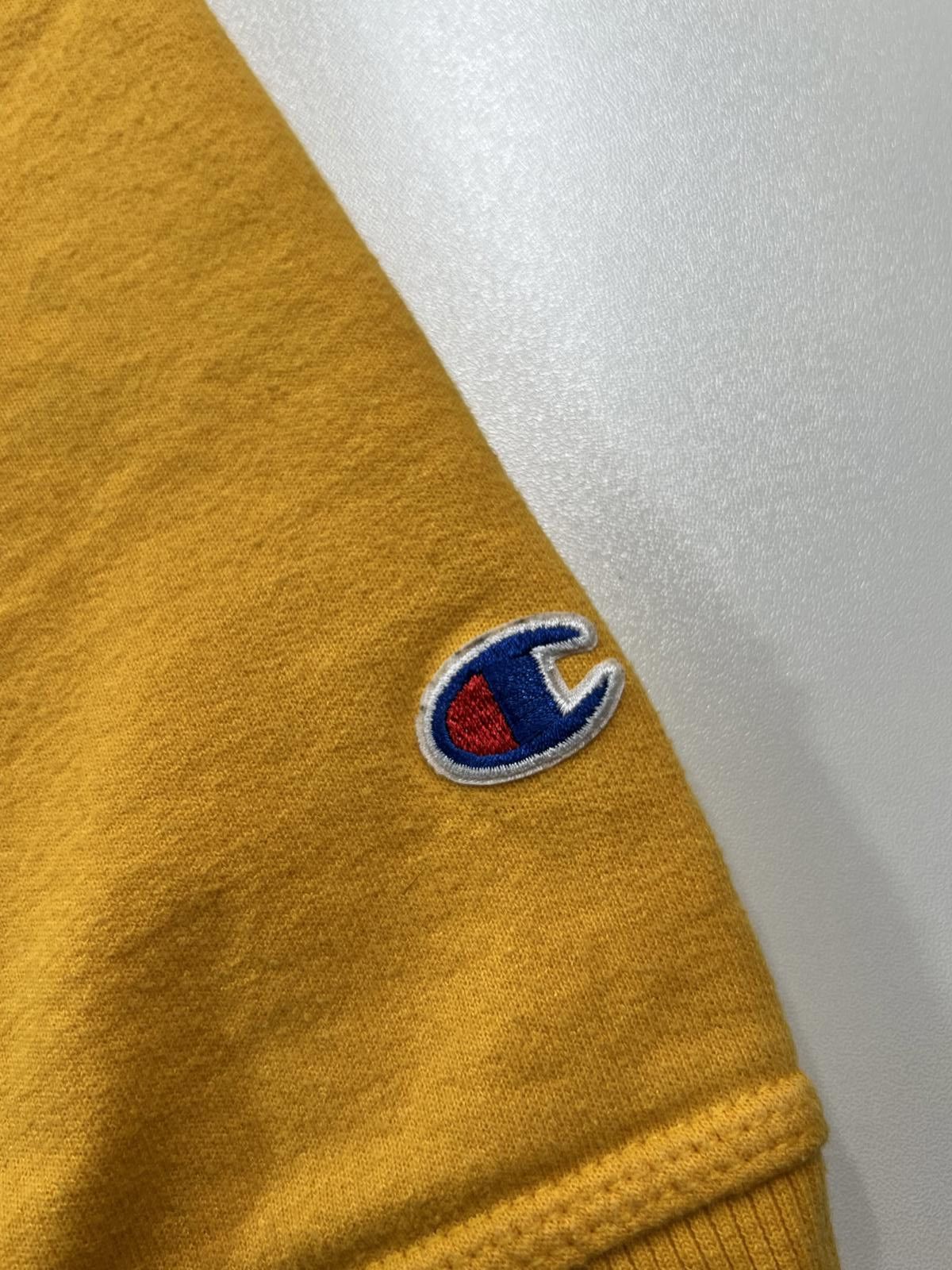 Champion Champion Authentic Yellow Crewneck Sweatshirt 2XL Size US XXL / EU 58 / 5 - 8 Thumbnail