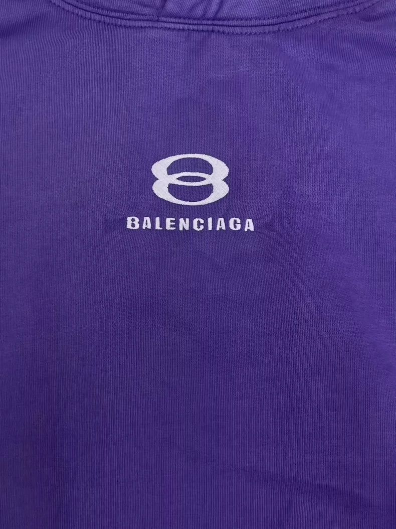 Balenciaga Balenciaga Letter Hooded Pullover Sweatshirt Size S / US 4 / IT 40 - 3 Thumbnail