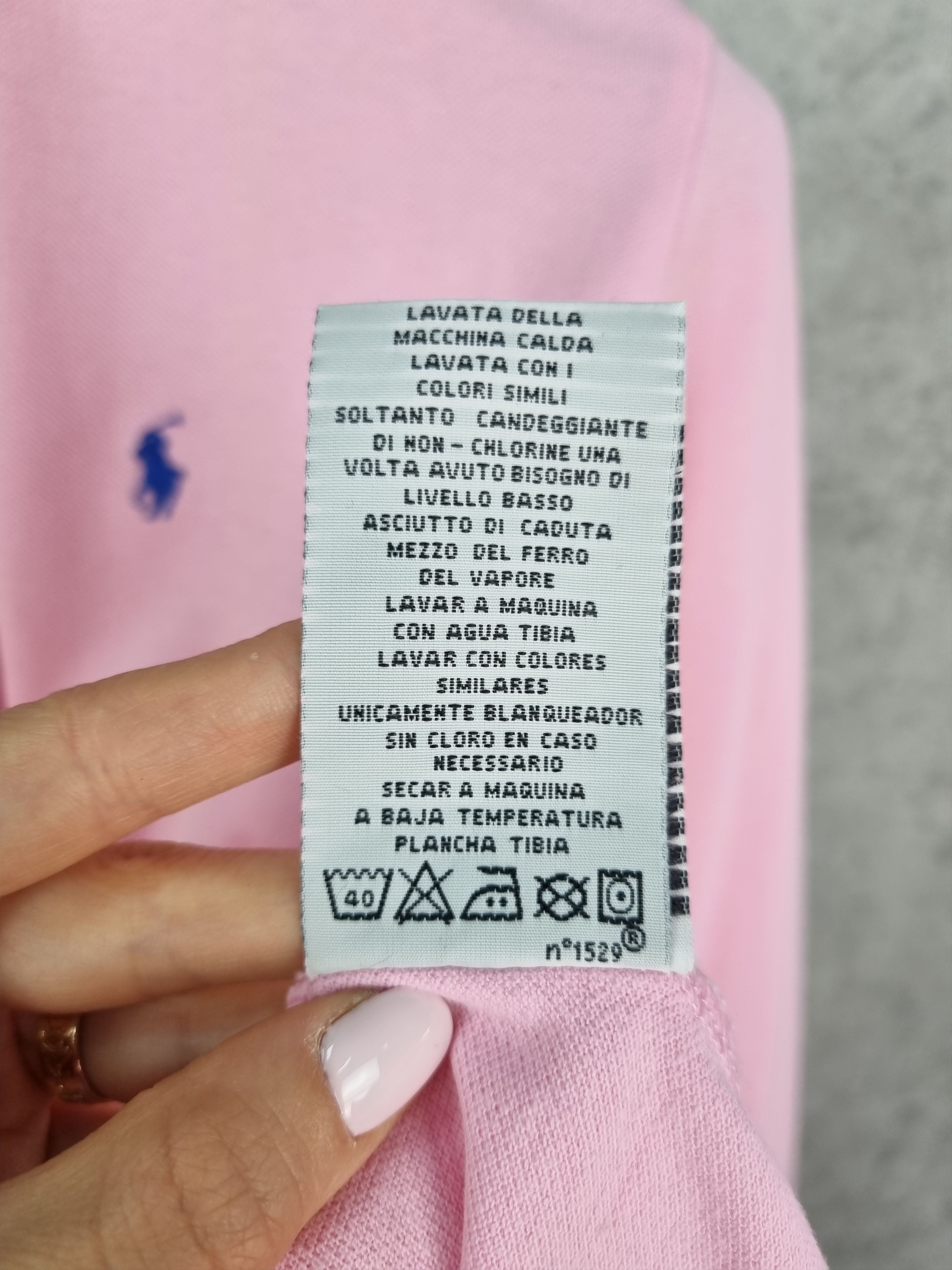 Polo Ralph Lauren × Vintage Polo Ralph Lauren Pink Attractive Long Sleeve Polo Size US XL / EU 56 / 4 - 19 Thumbnail