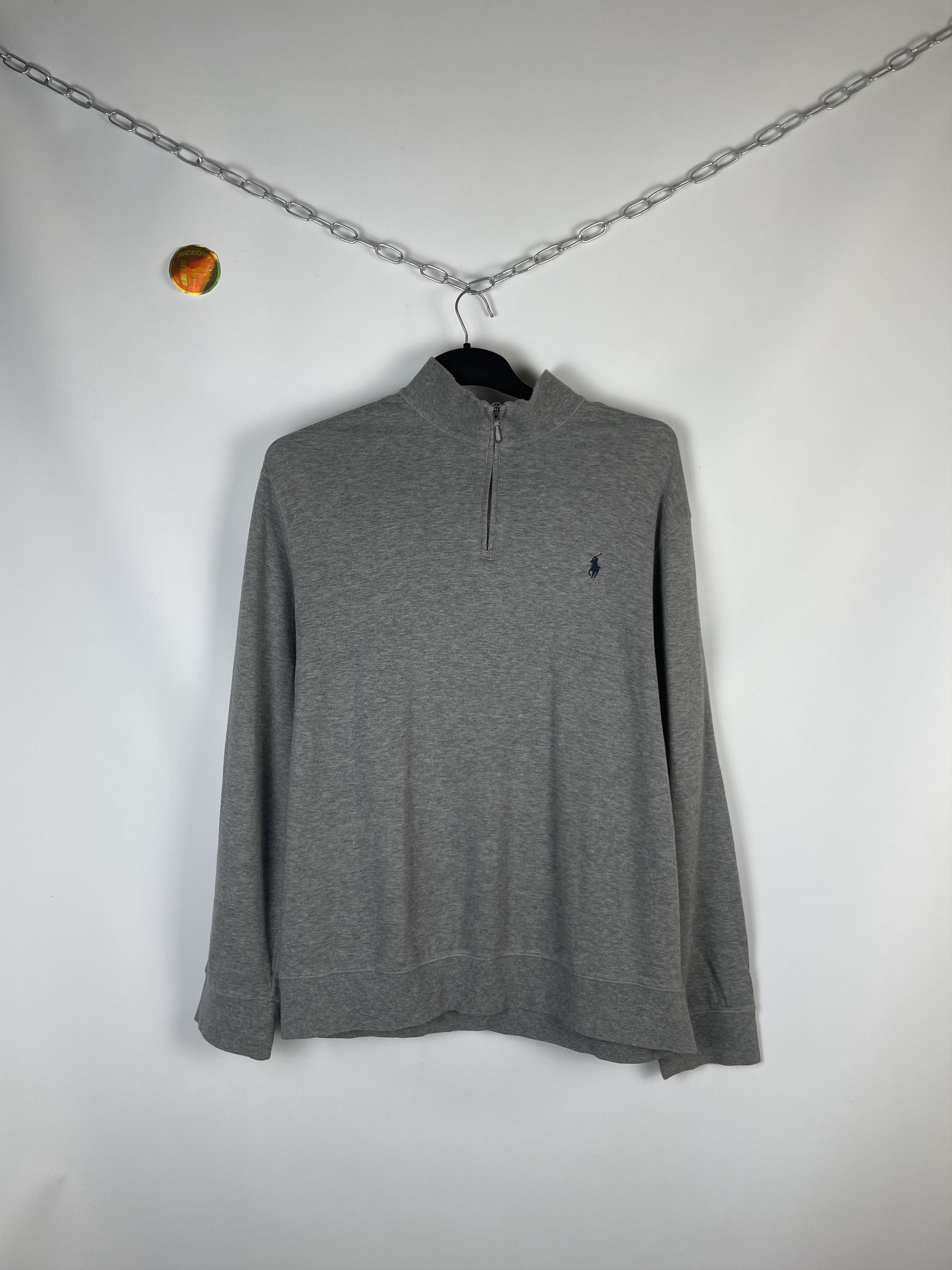 Polo Ralph Lauren × Vintage Vintage Polo Ralph Lauren Knit 1/4 Zip Sweater Size US XL / EU 56 / 4 - 1 Thumbnail