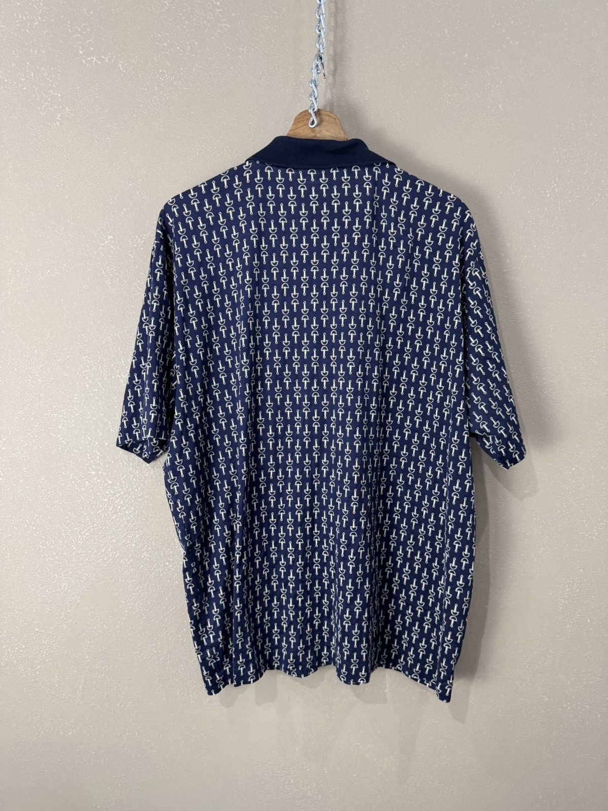 Celine Vintage Celine Monogram Polo Shirt Size US XXL / EU 58 / 5 - 2 Thumbnail