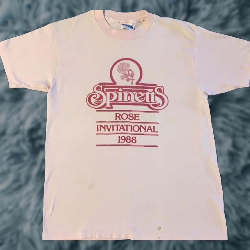 Vintage VINTAGE Spinetts Rose Invitational Faded Shirt S Pink 80s 90s Grunge Vintage Shirt Mens Single Stitch USA Football Sports Parade Flower Bowl Size US S / EU 44-46 / 1 - 1 Thumbnail