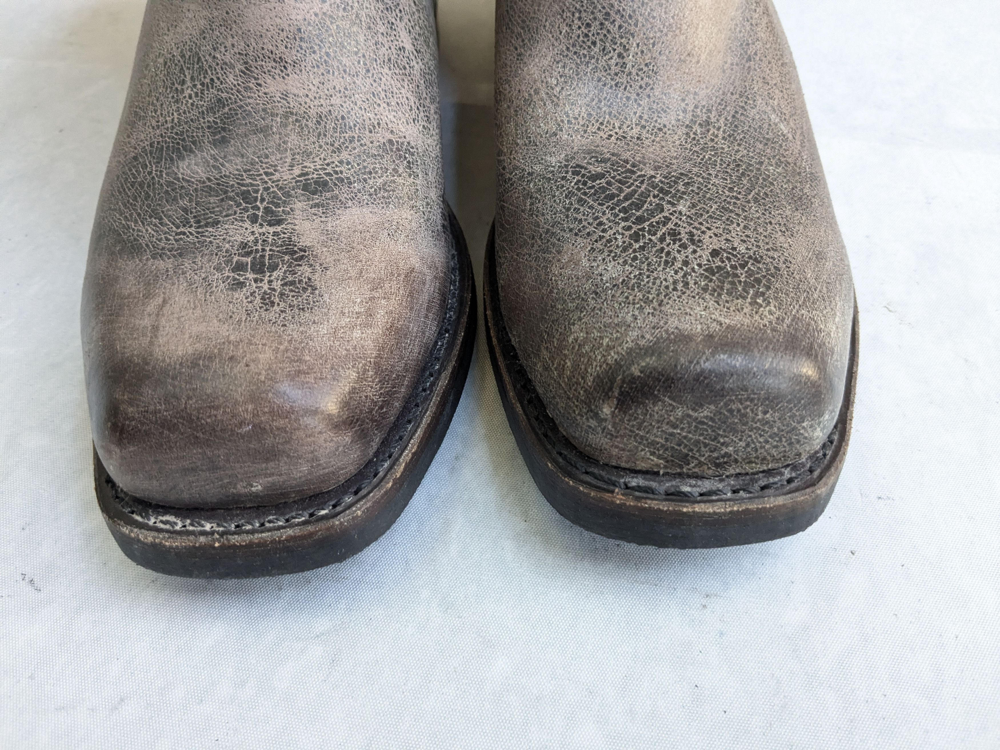 Frye Frye Harness Boots Brown Leather 9.5 M Leather Buckle Size US 9.5 / EU 42-43 - 4 Thumbnail