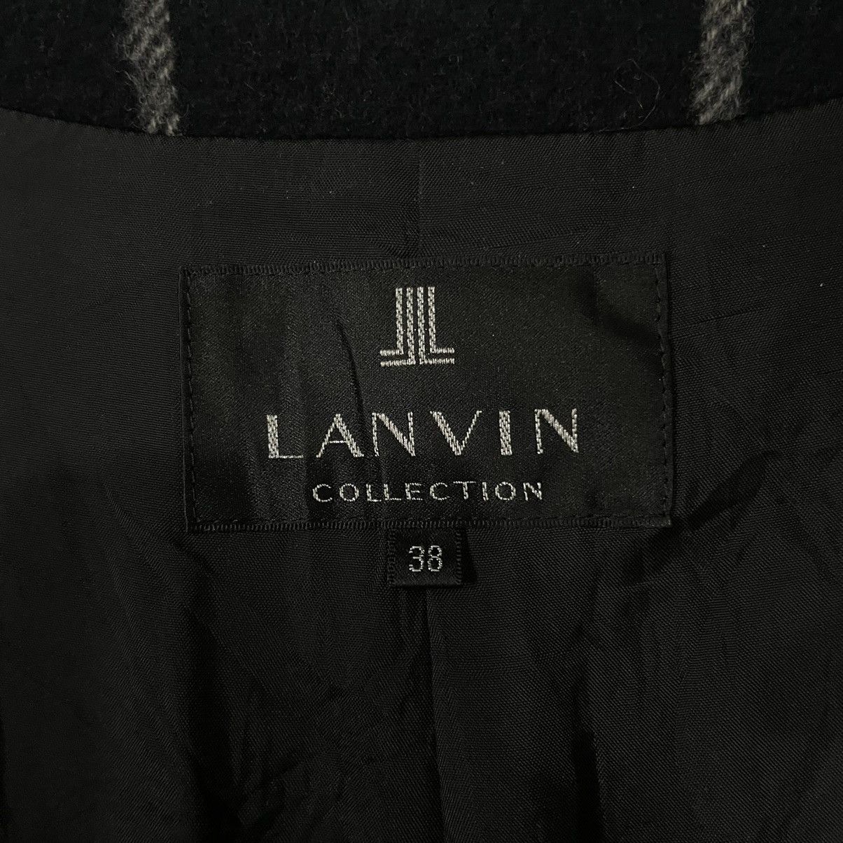 Lanvin Vintage Lanvin Collection Wool Tartan Long Jacket Size M / US 6-8 / IT 42-44 - 21 Thumbnail