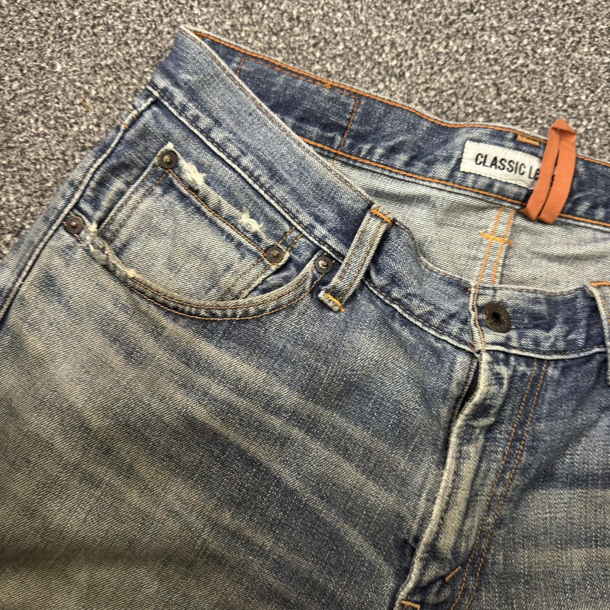 Seditionaries Vintage y2k Levis 503 Classic Baggy Destroyed Distressed Size US 33 - 9 Thumbnail