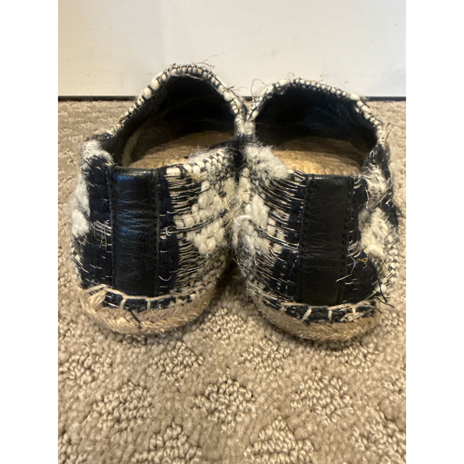 Tory Burch Tory Burch Women's Woven Stripe Cap Toe Espadrille Flats,7.5 Size US 7.5 / IT 37.5 - 8 Thumbnail