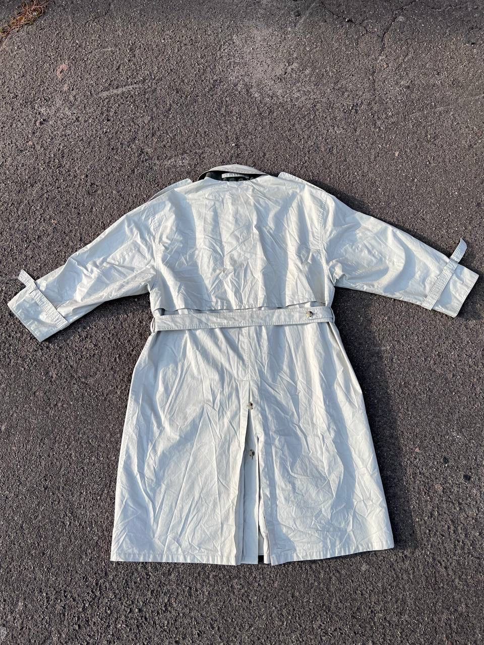 Vintage 90s Yves Saint Laurent YSL Trench Coat Jacket