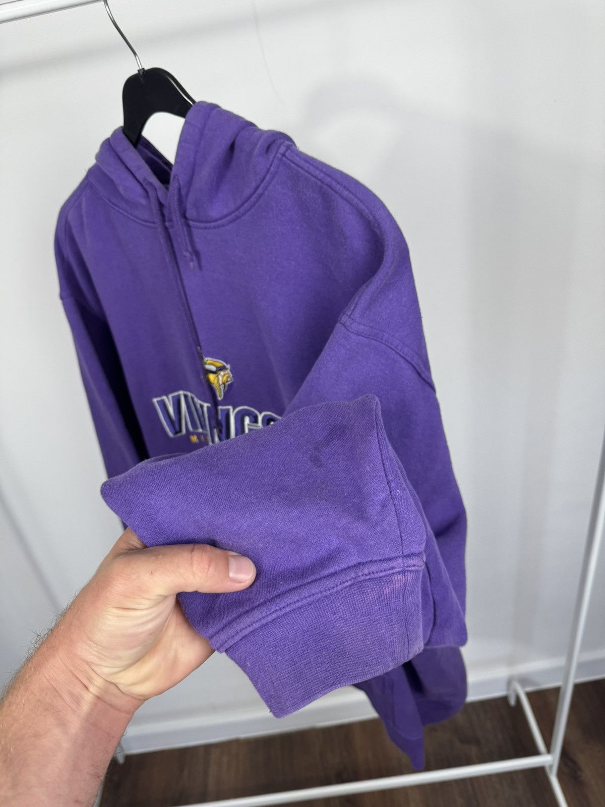 Reebok Vintage Reebok NFL Minnesota Vikings Hoodie Sweatshirt XL Size US XL / EU 56 / 4 - 4 Thumbnail