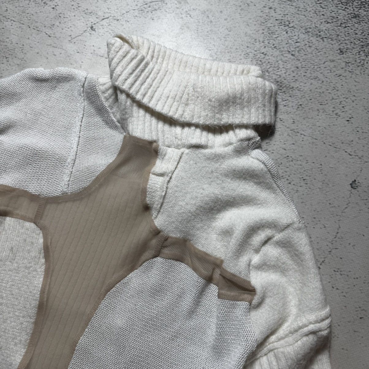 Japanese Brand vintage japan asymmetrical sweater with grave real archive Size M / US 6-8 / IT 42-44 - 7 Thumbnail