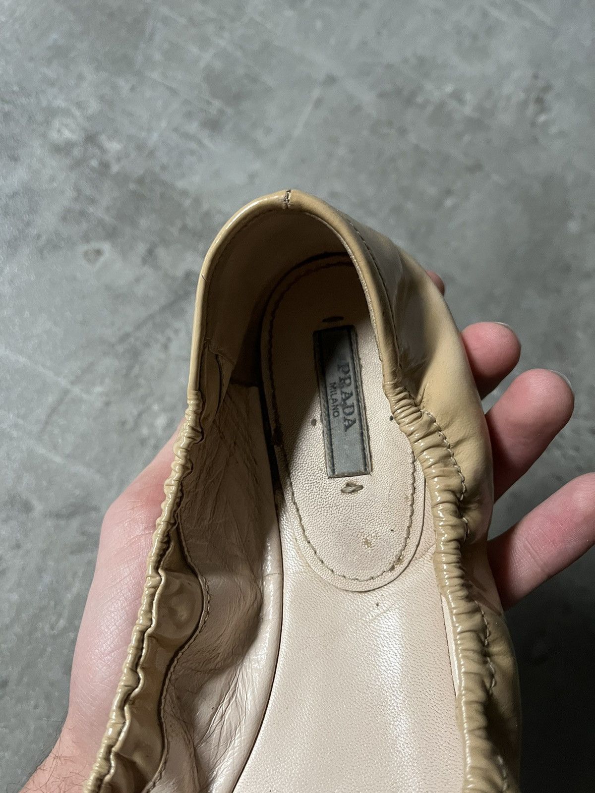 Prada Prada ballet yellow cream vintage women shoes Size US 9.5 / IT 39.5 - 23 Thumbnail