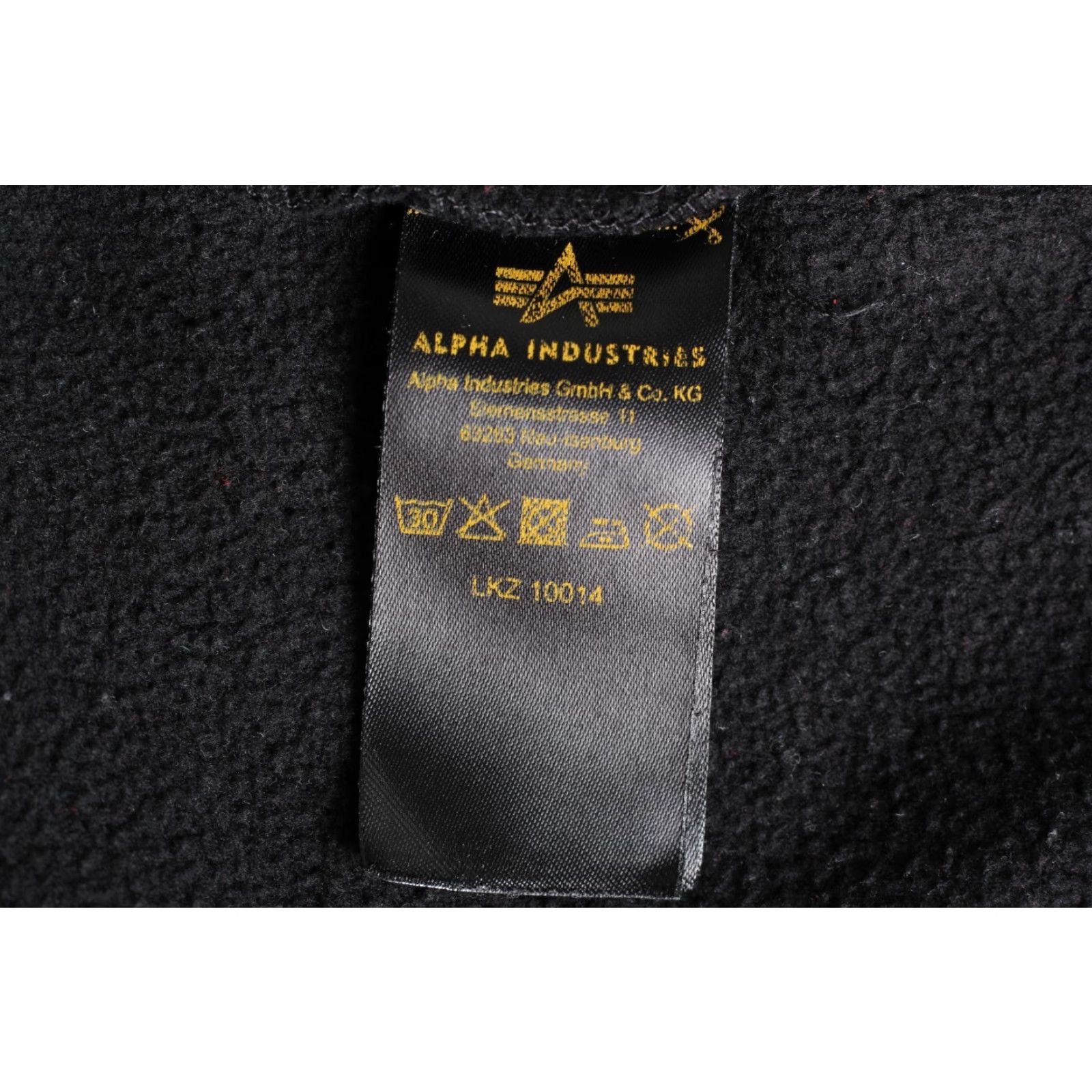 Alpha Industries ALPHA INDUSTRIES Pullover Sweatshirt Men M Black Logo Size US M / EU 48-50 / 2 - 5 Thumbnail