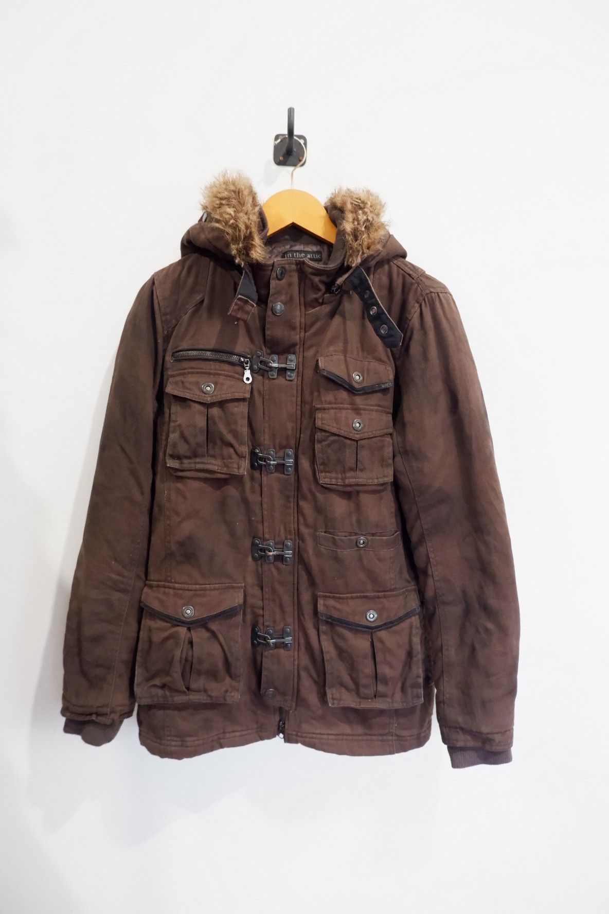 In The Attic Faux Fur In The Attic Multipocket Parka Jacket Size US M / EU 48-50 / 2 - 6 Thumbnail