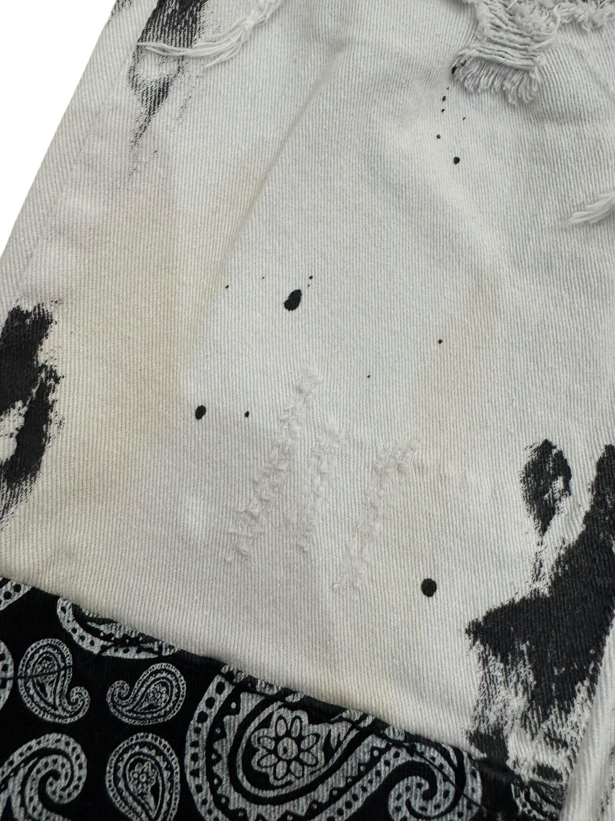 Japanese Brand × Kapital Japanese Brand Novamen Distressed Bandana Destroyed Jeans Size US 34 / EU 50 - 10 Thumbnail