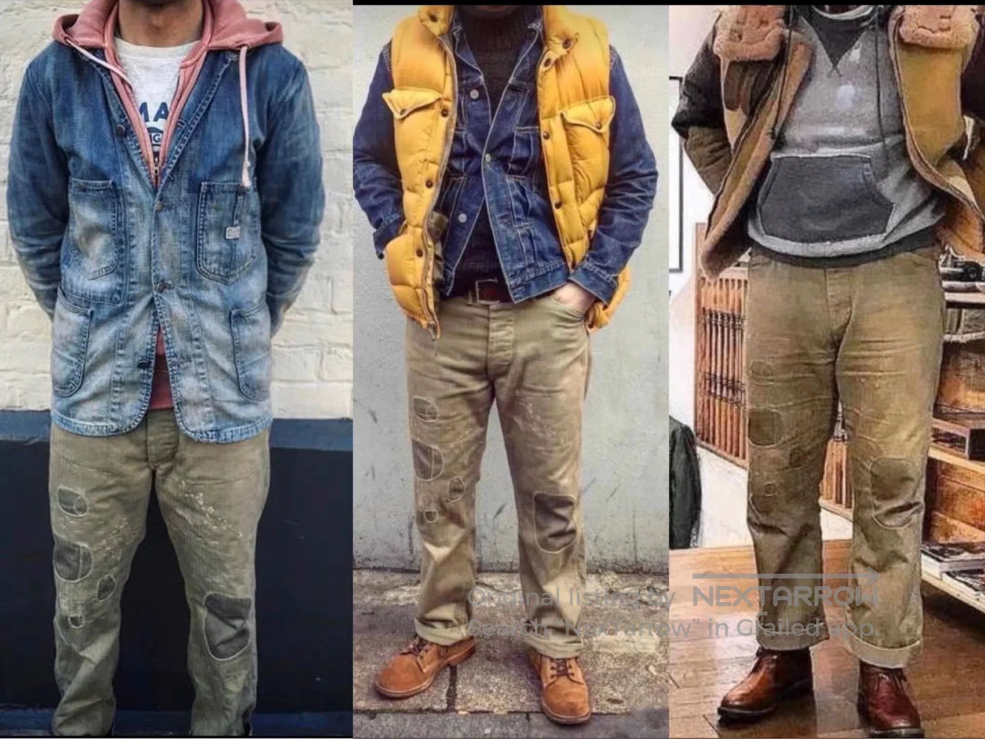 RRL Ralph Lauren vintage olive military utility trousers. Size US 34 / EU 50 - 9 Thumbnail