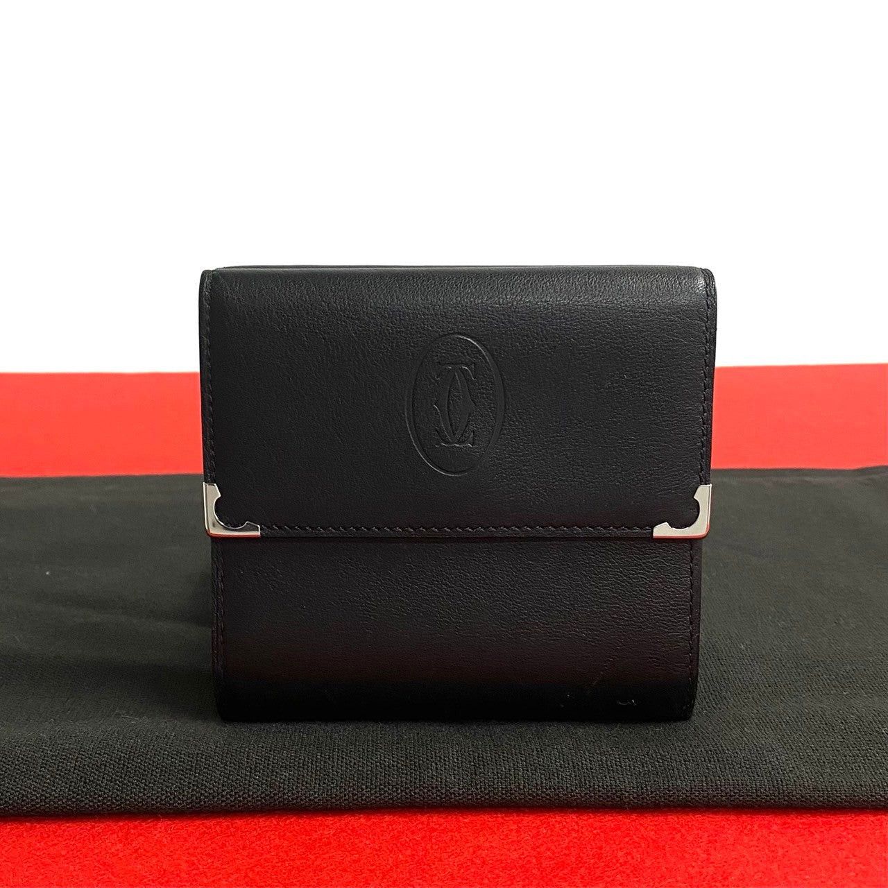 Cartier Cartier Wallets & Case Black Leather Size ONE SIZE - 1 Thumbnail