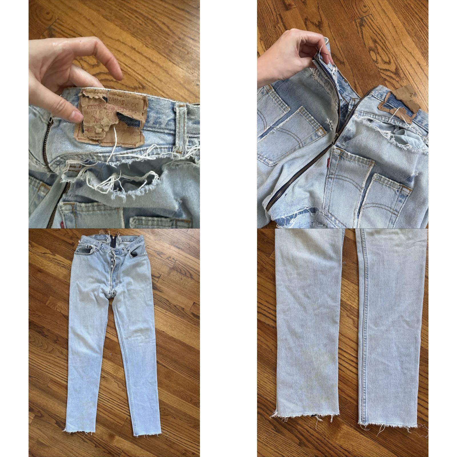 Levi's VINTAGE Levi's 501 Jeans Zip 32/33 Men Regular Blue Straight 32 33 C22 Size US 32 / EU 48 - 8 Thumbnail