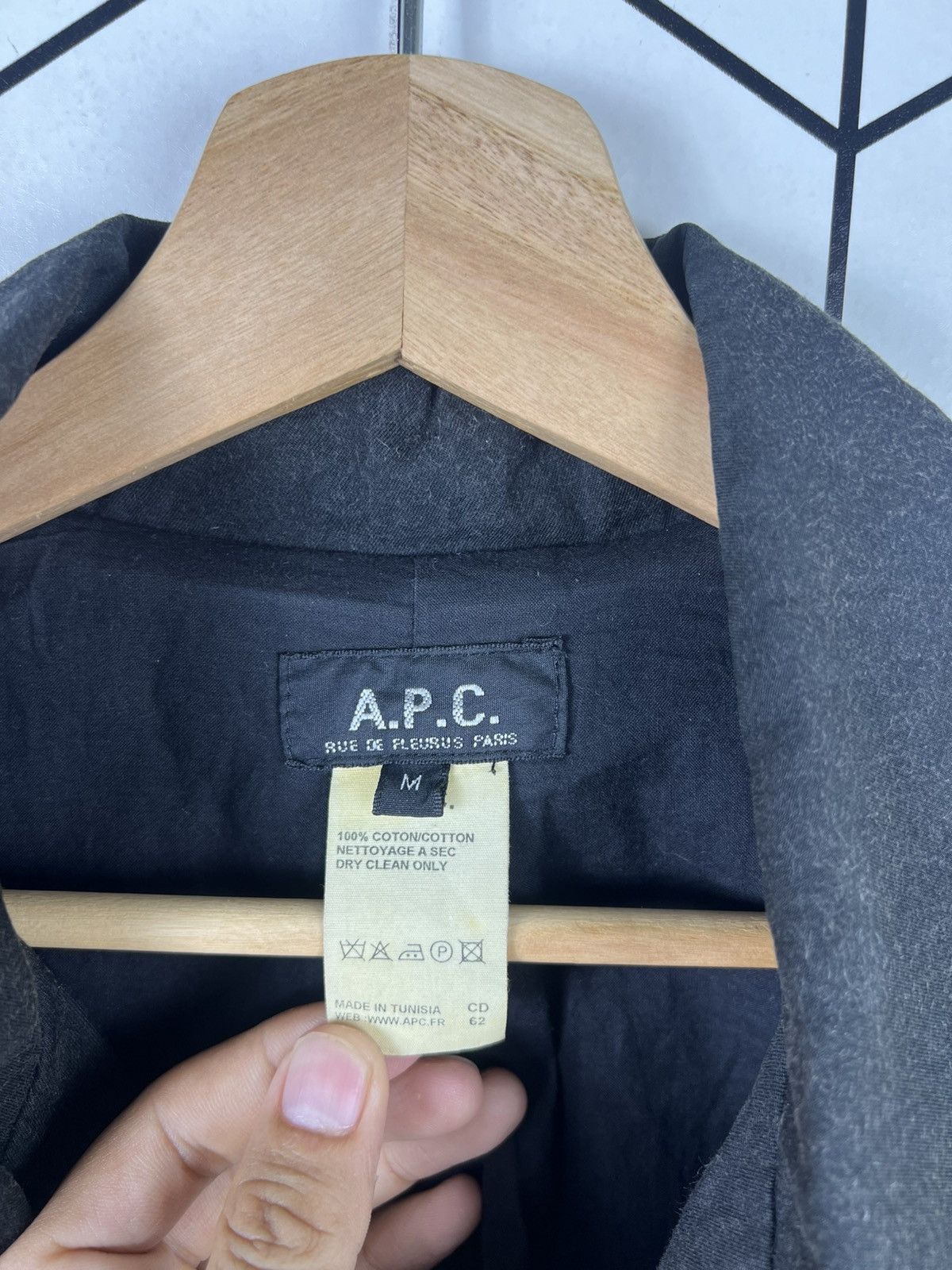 A.P.C. APC Wax Long Jacket Trench Coat Size US M / EU 48-50 / 2 - 5 Thumbnail